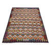 Hand Knotted Afghan Style Kilim 5' 11" x 8' 1" ft / 181 x 246 cm - No. R39079