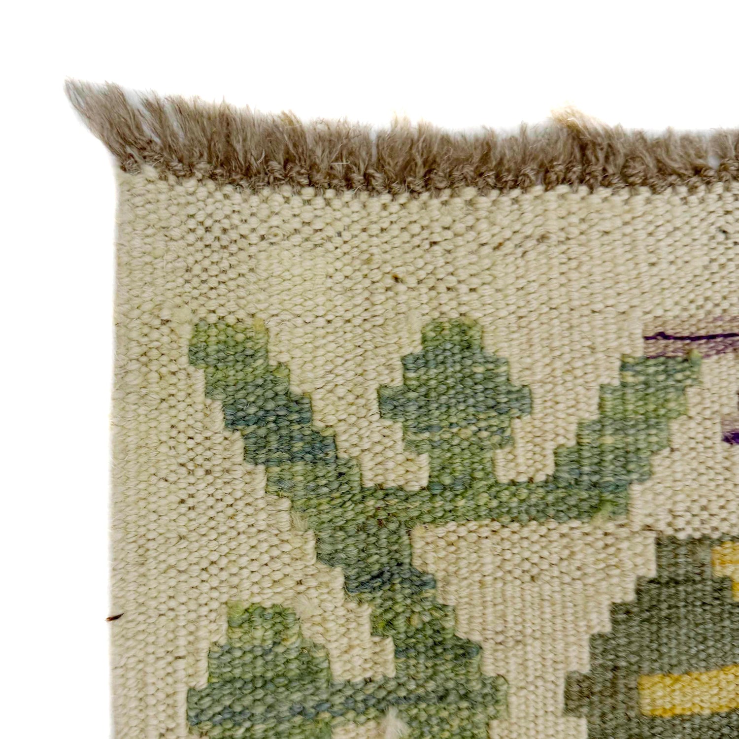 Handmade Afghan Vegetable Kilim 5' 2" x 6' 7" ft / 158 x 201 cm - No. R39081