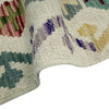Handmade Afghan Vegetable Kilim 5' 2" x 6' 7" ft / 158 x 201 cm - No. R39081