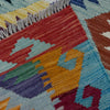 Hand Made Afghan Kilim 5' 3" x 6' 9" ft / 159 x 205 cm - No. R39083