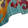 Hand Made Afghan Kilim 5' 3" x 6' 9" ft / 159 x 205 cm - No. R39083