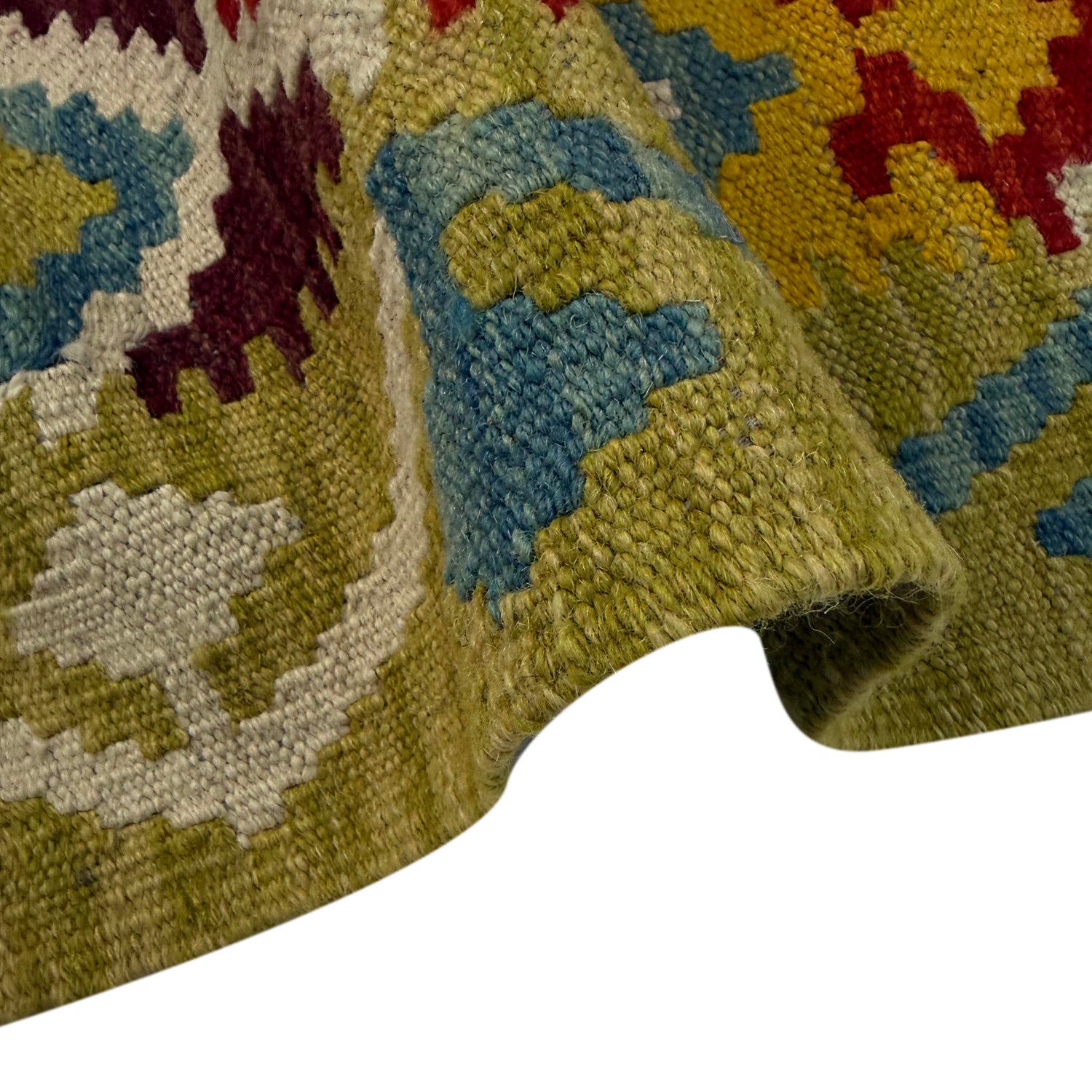 Handmade Vegetable Kelim 5' 1" x 6' 6" ft / 154 x 198 cm - No. R39084