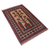 Small Prayer Carpet 2' 9" x 4' 4" ft / 83 x 133 cm - No. W11796
