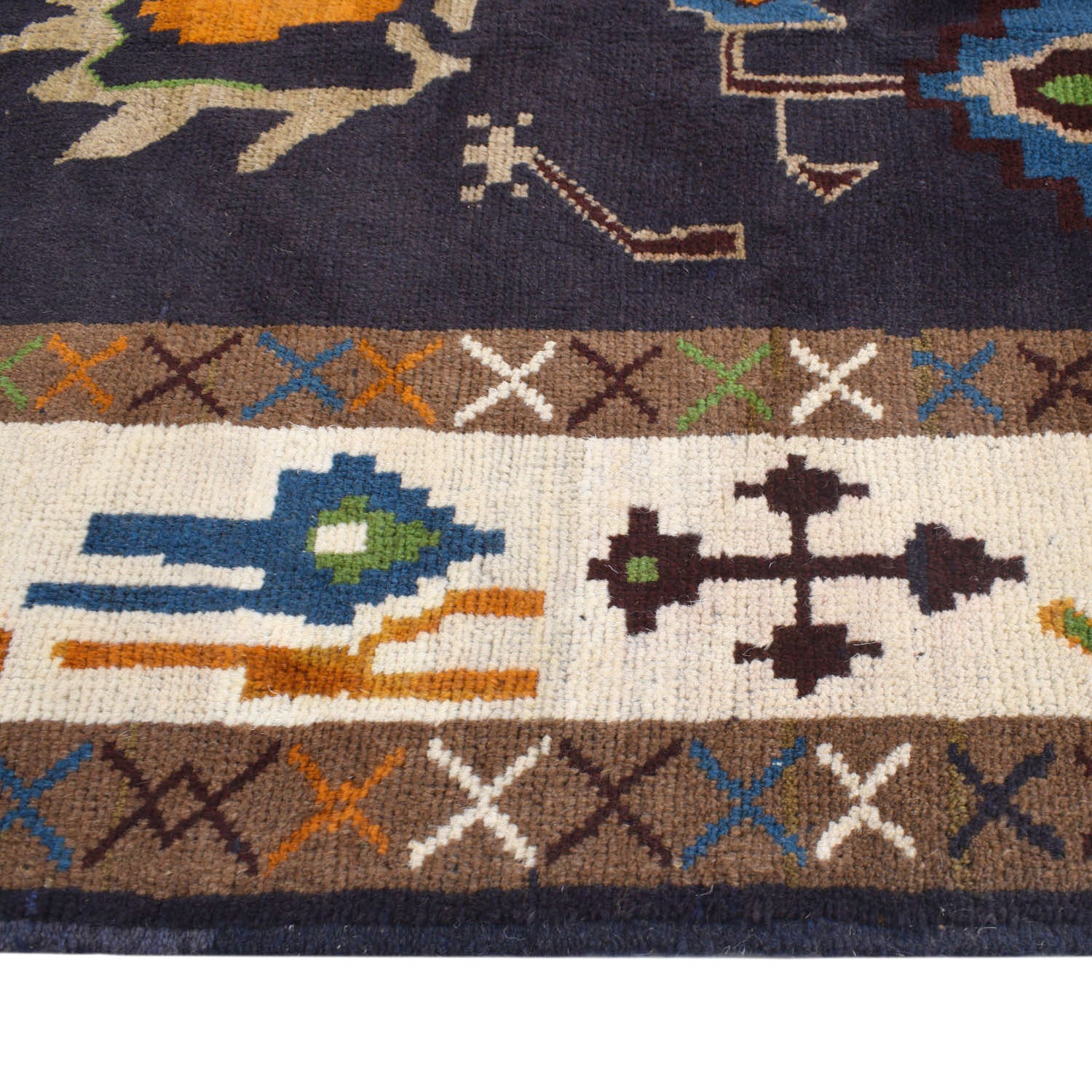 Contemporary Oushak Rug 6' 11" x 8' 10" ft / 211 x 270 cm - No. W11878