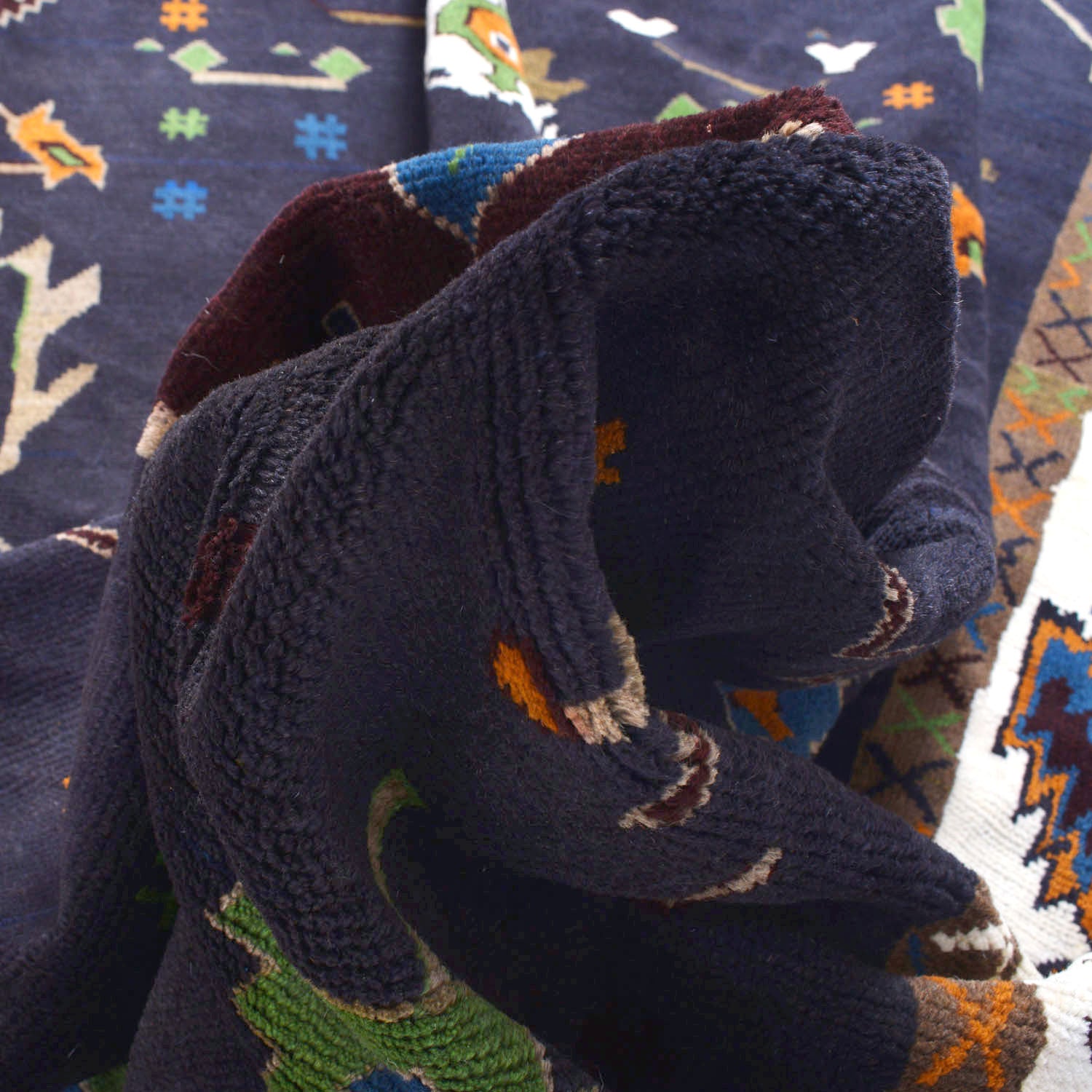 Contemporary Oushak Rug 6' 11" x 8' 10" ft / 211 x 270 cm - No. W11878