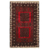 Tribal Baloch Rug 3' 2" x 4' 11" ft / 96 x 150 cm - No. W11930