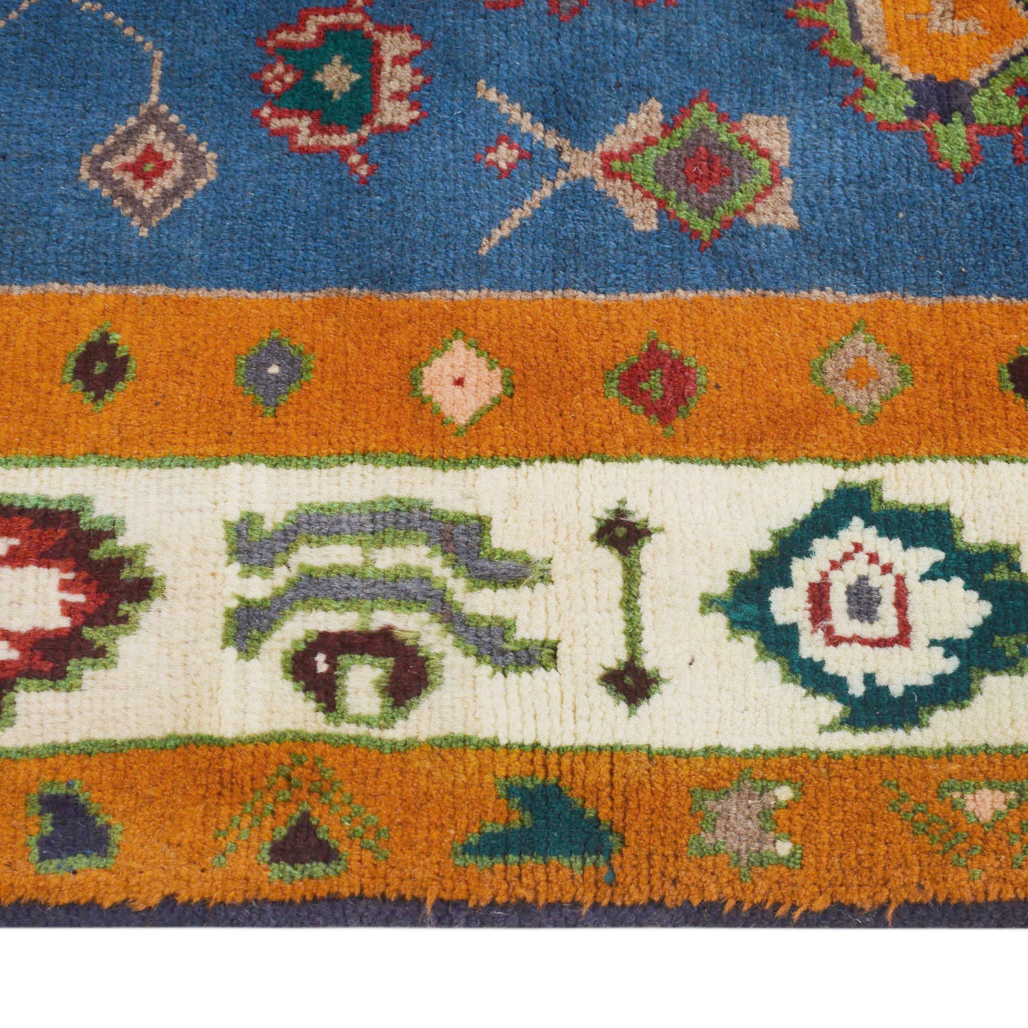 Contemporary Oushak Rug 5' 2" x 6' 6" ft / 158 x 199 cm - No. W12025