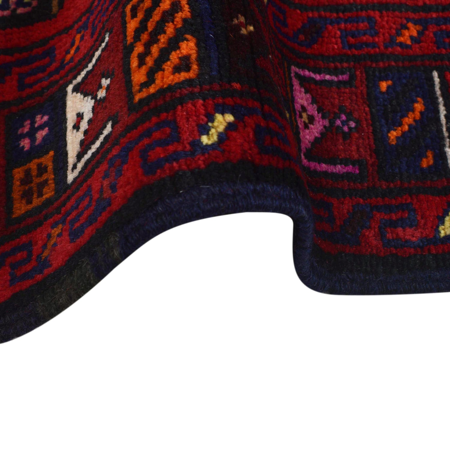 Red Color Prayer Rug 2' 6" x 4' 8" ft / 75 x 141 cm - W12030