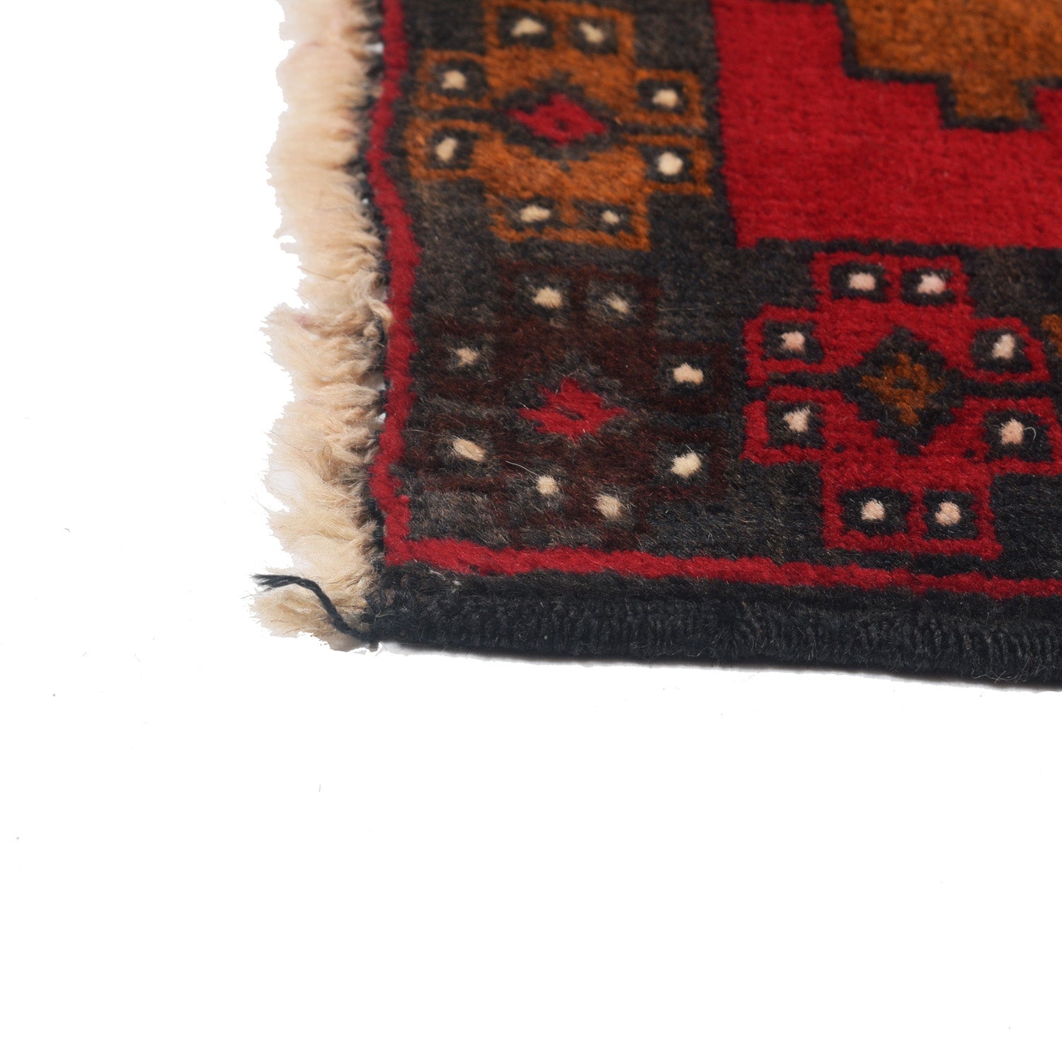 Red Baluchi Rug 2' 8" x 4' 1" ft / 81 x 125 cm - No. W12556