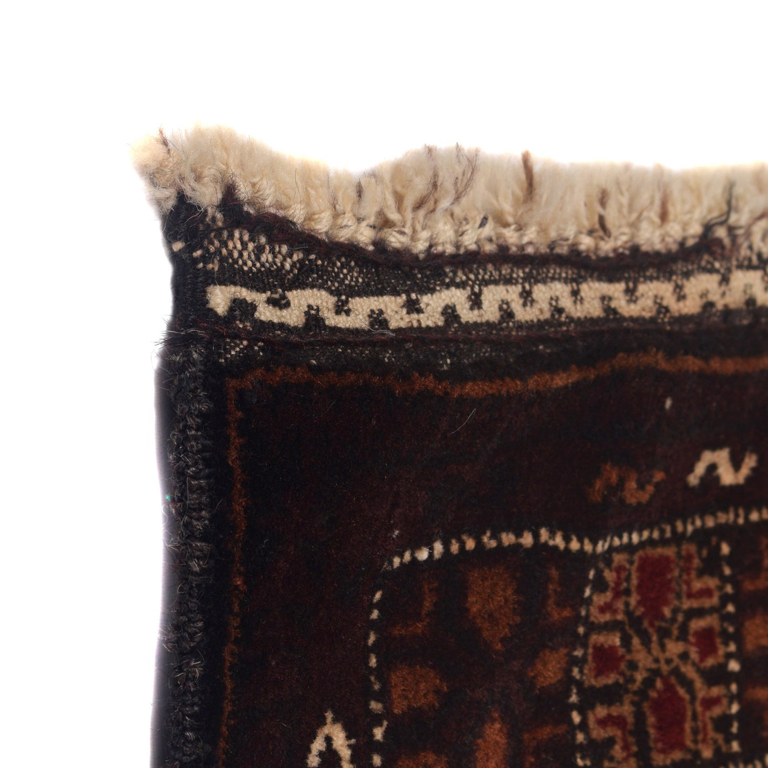 Baluch Short Rug 3' 8" x 6' 7" ft / 111 x 200 cm - No. W12572