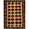 Hand Knotted Kohistani Area Rug 6' 7" x 8' 11" ft / 201 x 272 cm - No. W12732