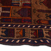 Small Prayer Carpet 2' 4" x 4' 5" ft / 71 x 134 cm - No. W12755