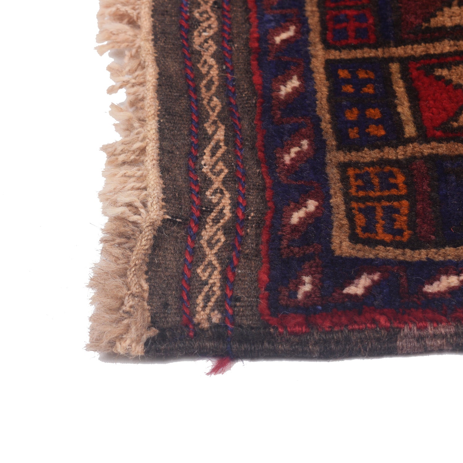 Small Prayer Carpet 2' 4" x 4' 5" ft / 71 x 134 cm - No. W12755