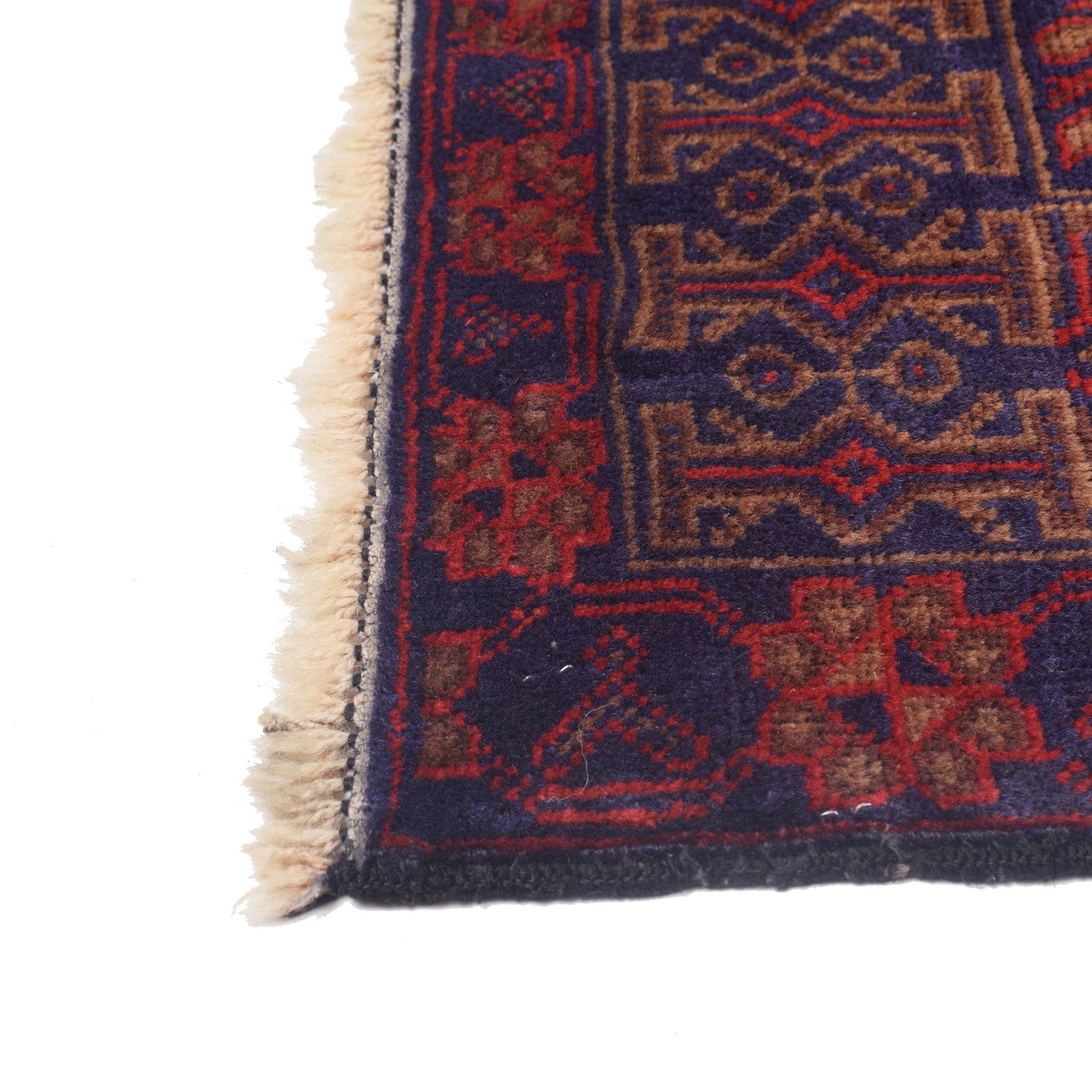 Traditional Baloch Rug 3' 5" x 6' 6" ft / 103 x 197 cm - No. W12760