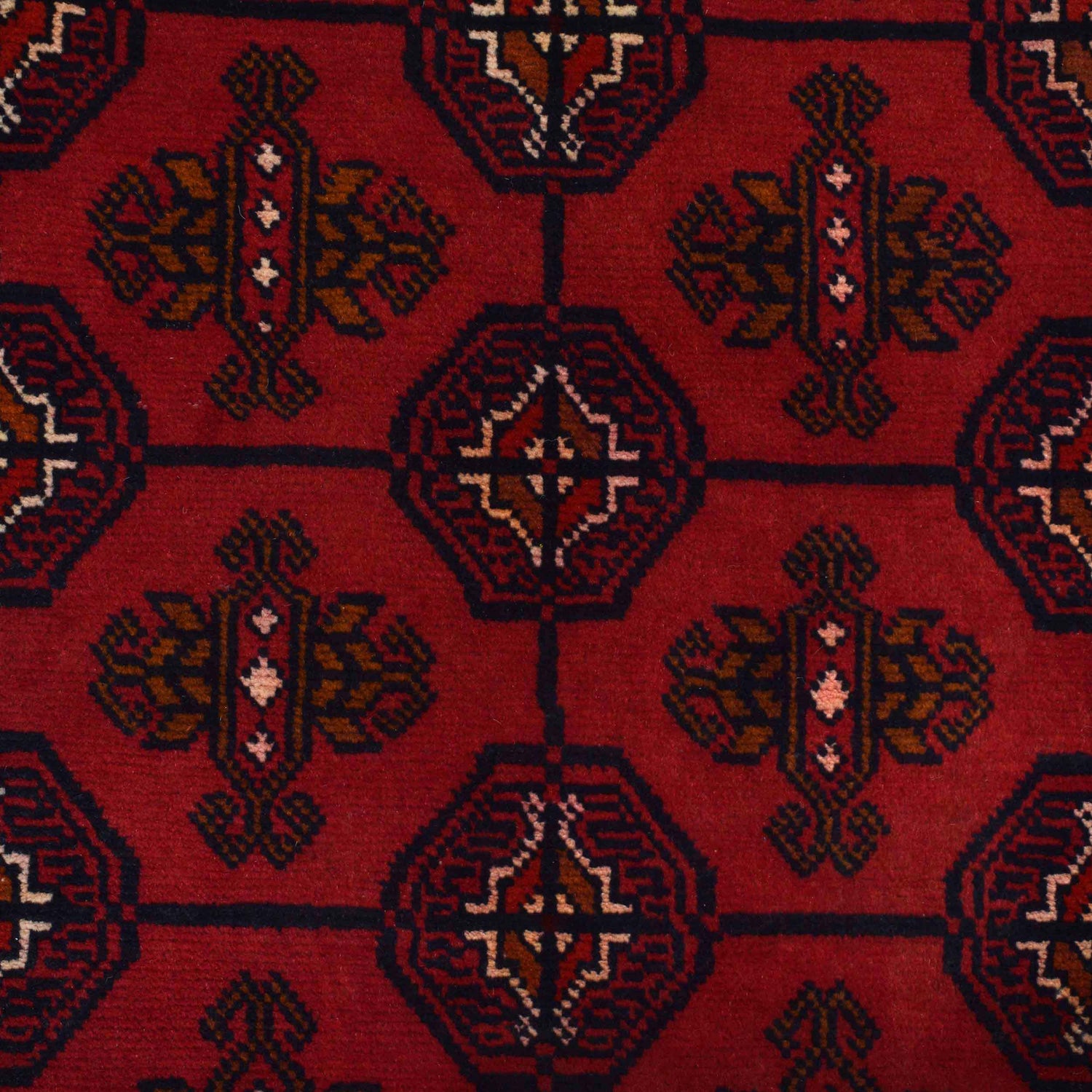 Handmade Bukhara Carpet 3' 10" x 6' 2" ft / 117 x 188 cm - No. W12931