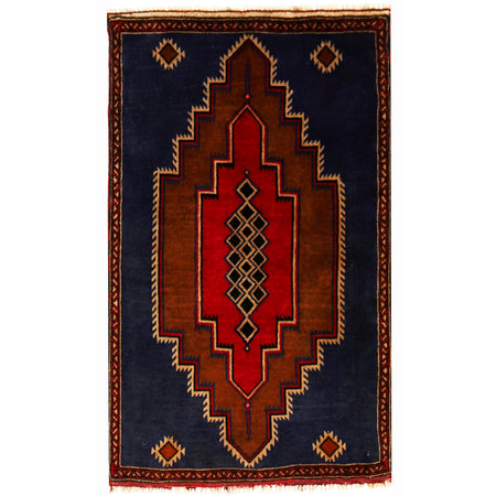 Traditional Baloch Rug 2' 11" x 4' 8" ft / 88 x 141 cm - No. W12955