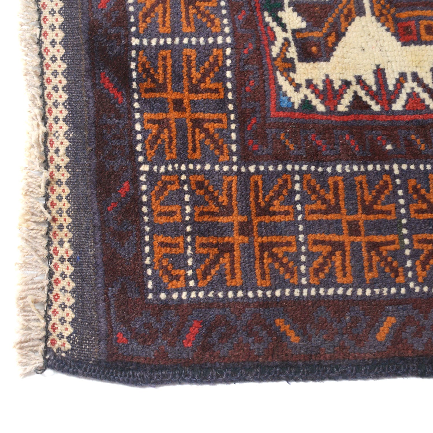 Traditional Baloch Rug 2' 11" x 4' 5" ft / 89 x 135 cm - No. W13748