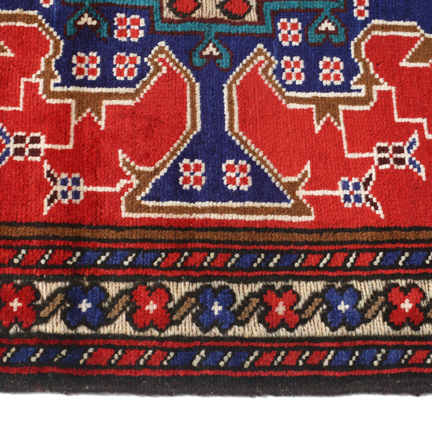 Traditional Baloch Rug 3' 0" x 4' 6" ft / 92 x 138 cm - No. W13786