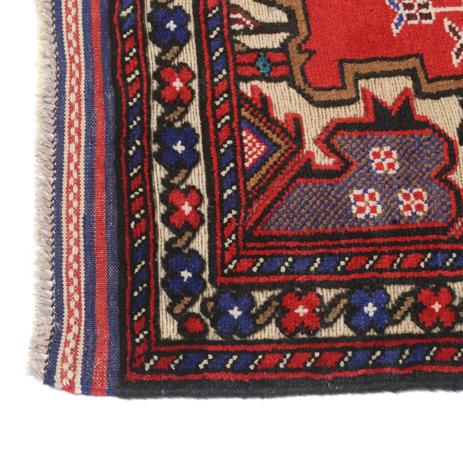Traditional Baloch Rug 3' 0" x 4' 6" ft / 92 x 138 cm - No. W13786