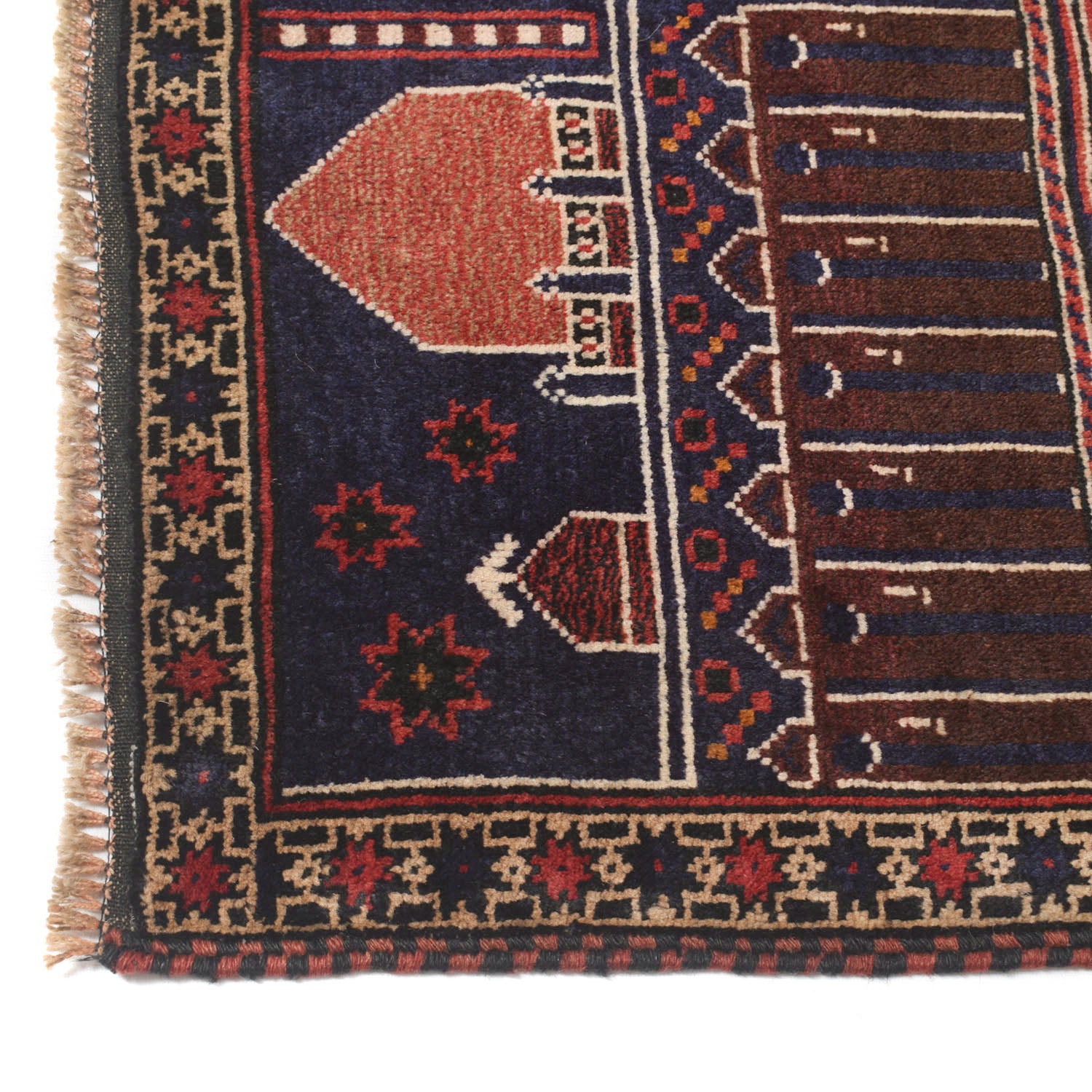 Small Prayer Carpet 2' 9" x 4' 9" ft / 84 x 144 cm - W13793