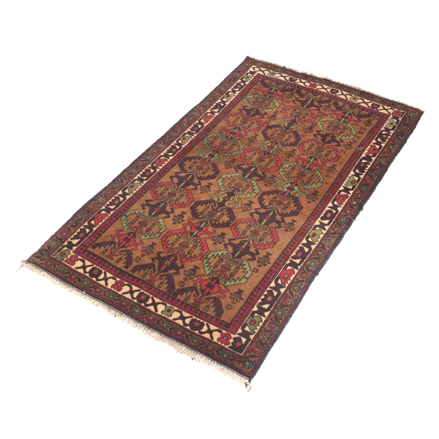 Handmade Baluchi Rug 2' 9" x 4' 7" ft / 84 x 139 cm - No. W13794