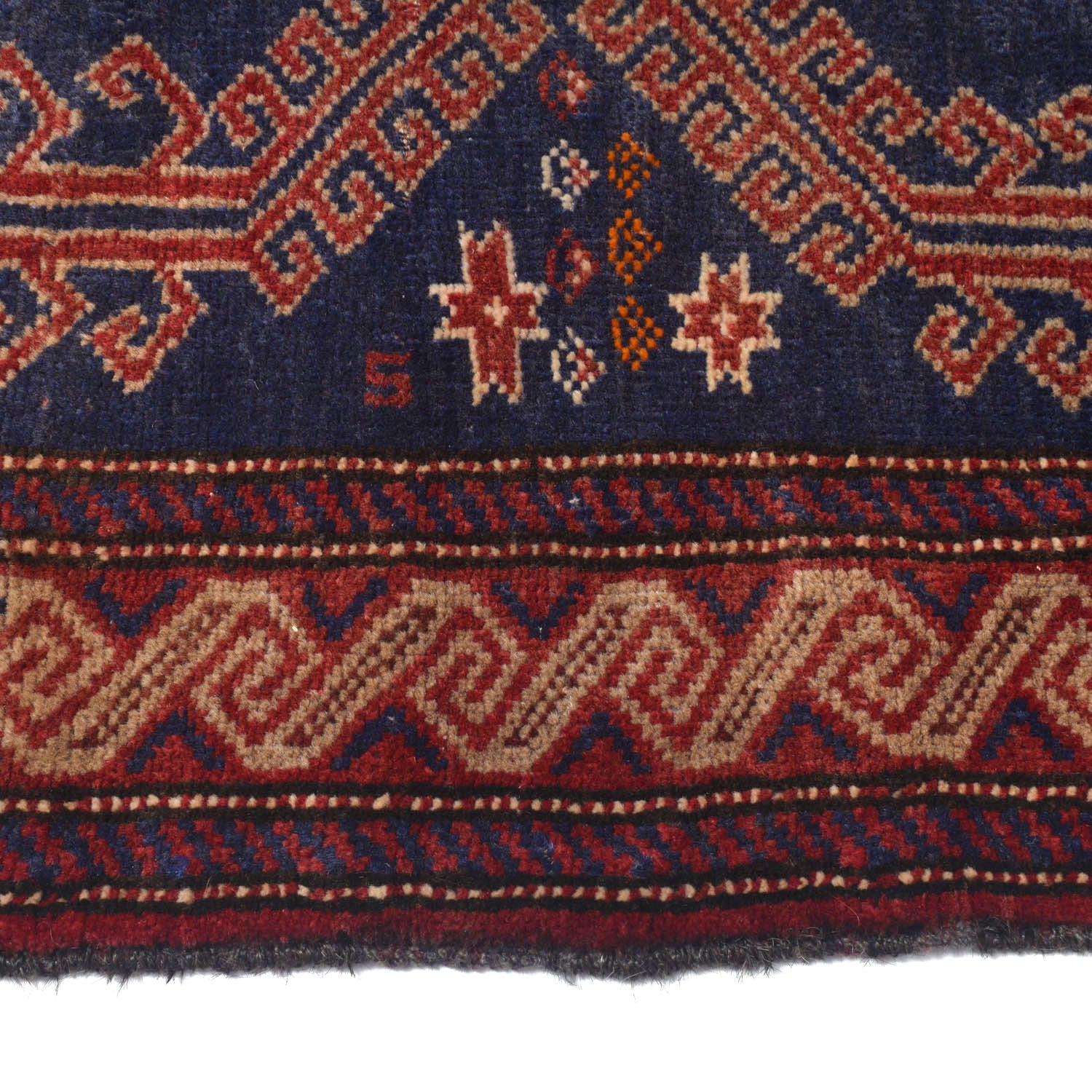 Traditional Baloch Rug 2' 11" x 4' 2" ft / 89 x 128 cm - No. W13807
