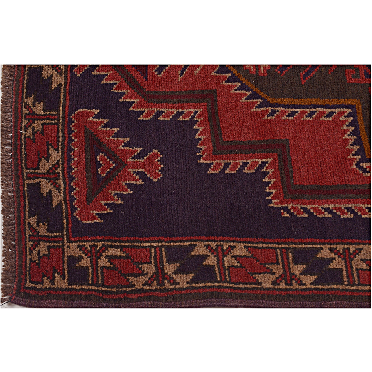 Traditional Baloch Rug 2' 12" x 5' 2" ft / 91 x 157 cm - No. W14926
