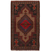Hand Knotted Baluchi Rug 2' 8" x 4' 6" ft / 82 x 138 cm - No. W14930