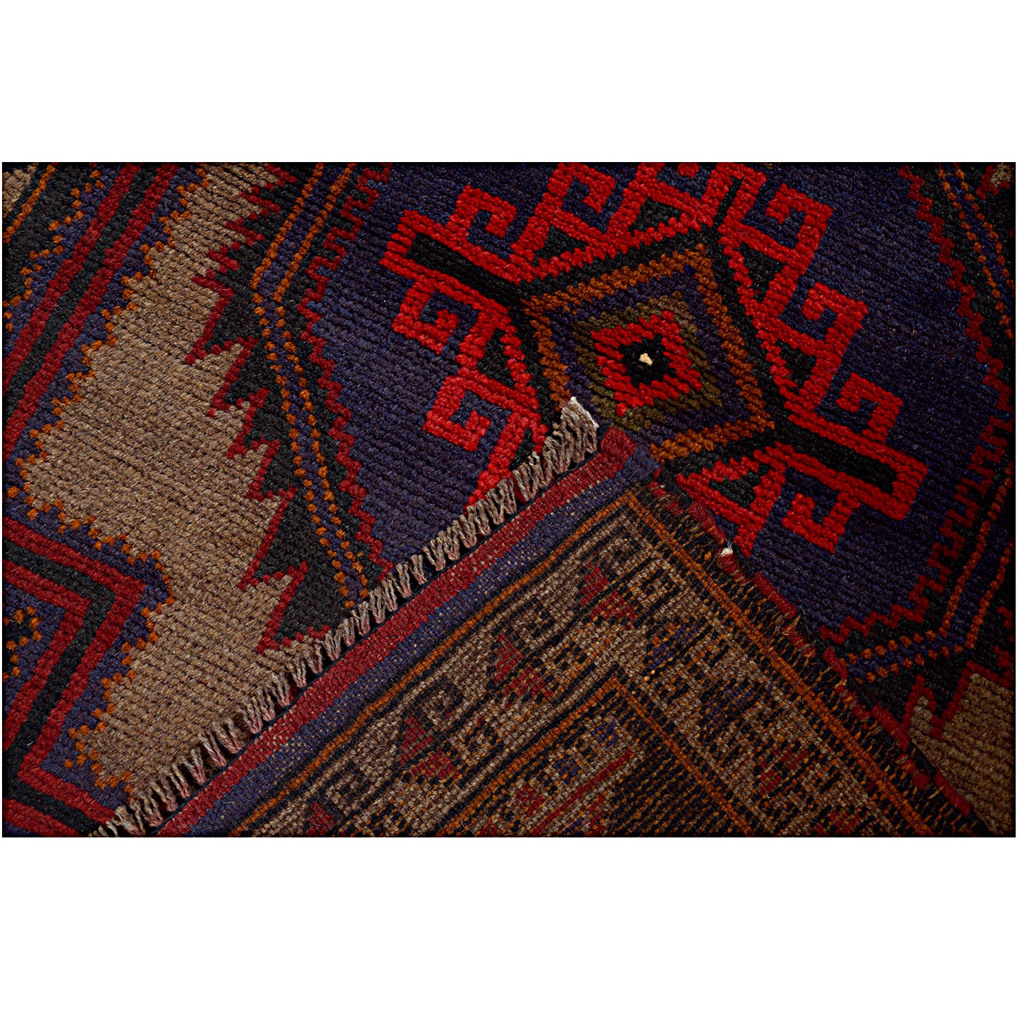 Hand Knotted Baluchi Rug 2' 8" x 4' 6" ft / 82 x 138 cm - No. W14930
