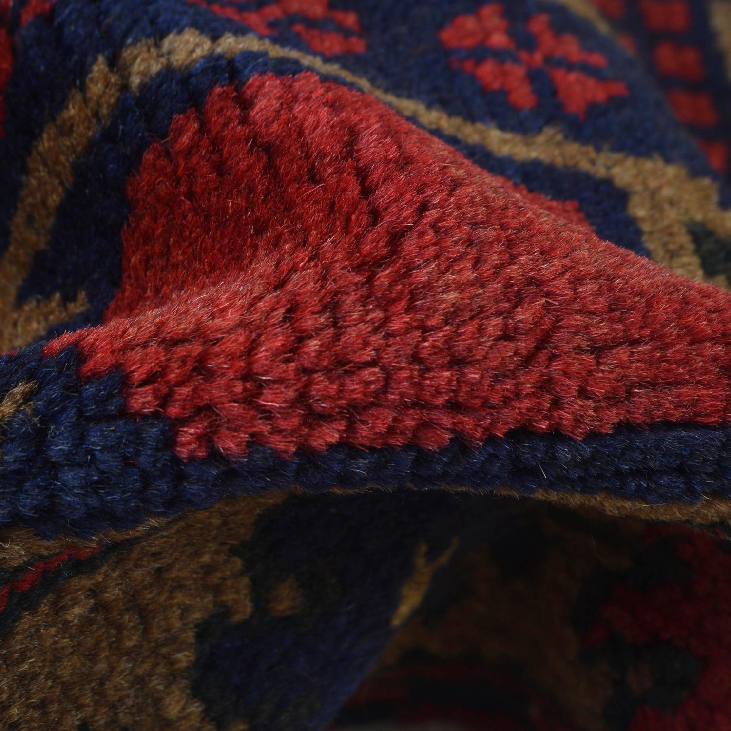 Handmade Prayer Rug 2' 11" x 4' 9" ft / 89 x 145 cm - W15024