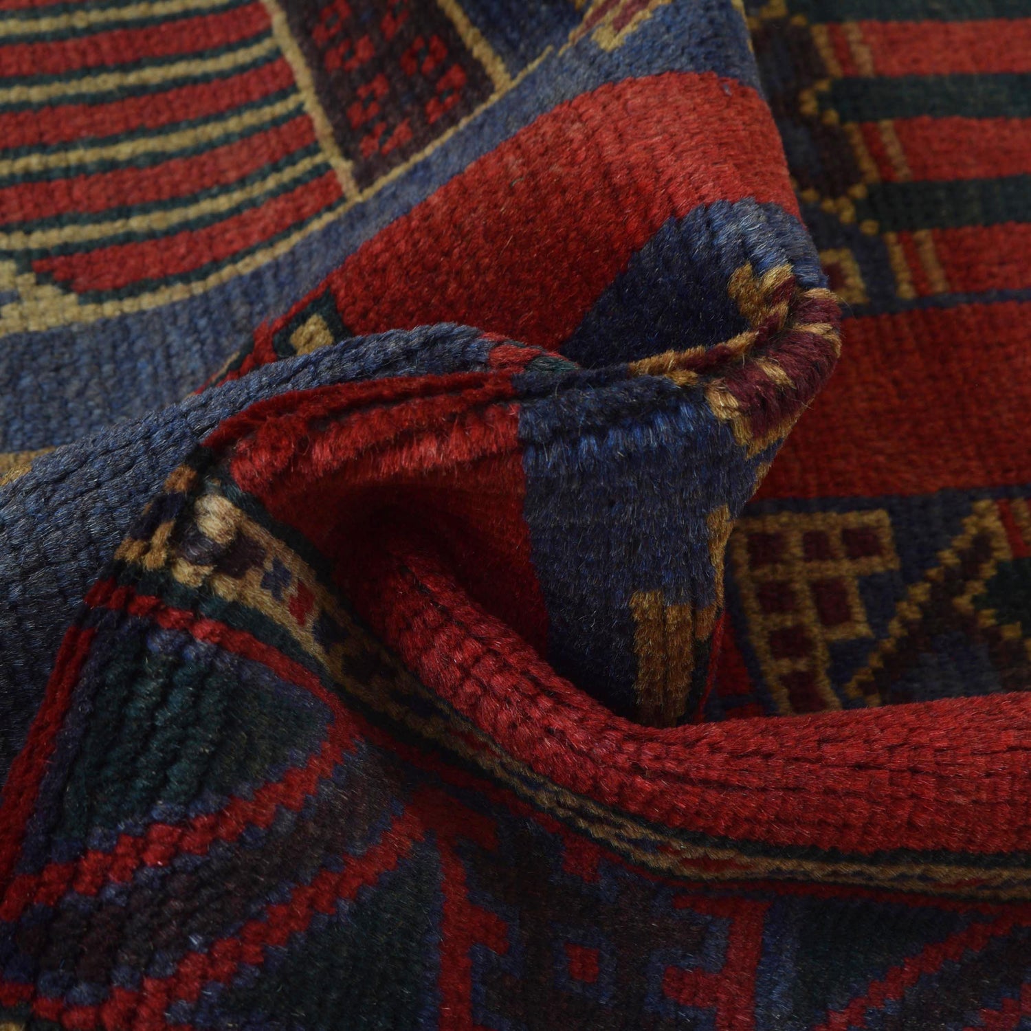 Handmade Prayer Rug 3' 0" x 4' 9" ft / 91 x 145 cm - W15044