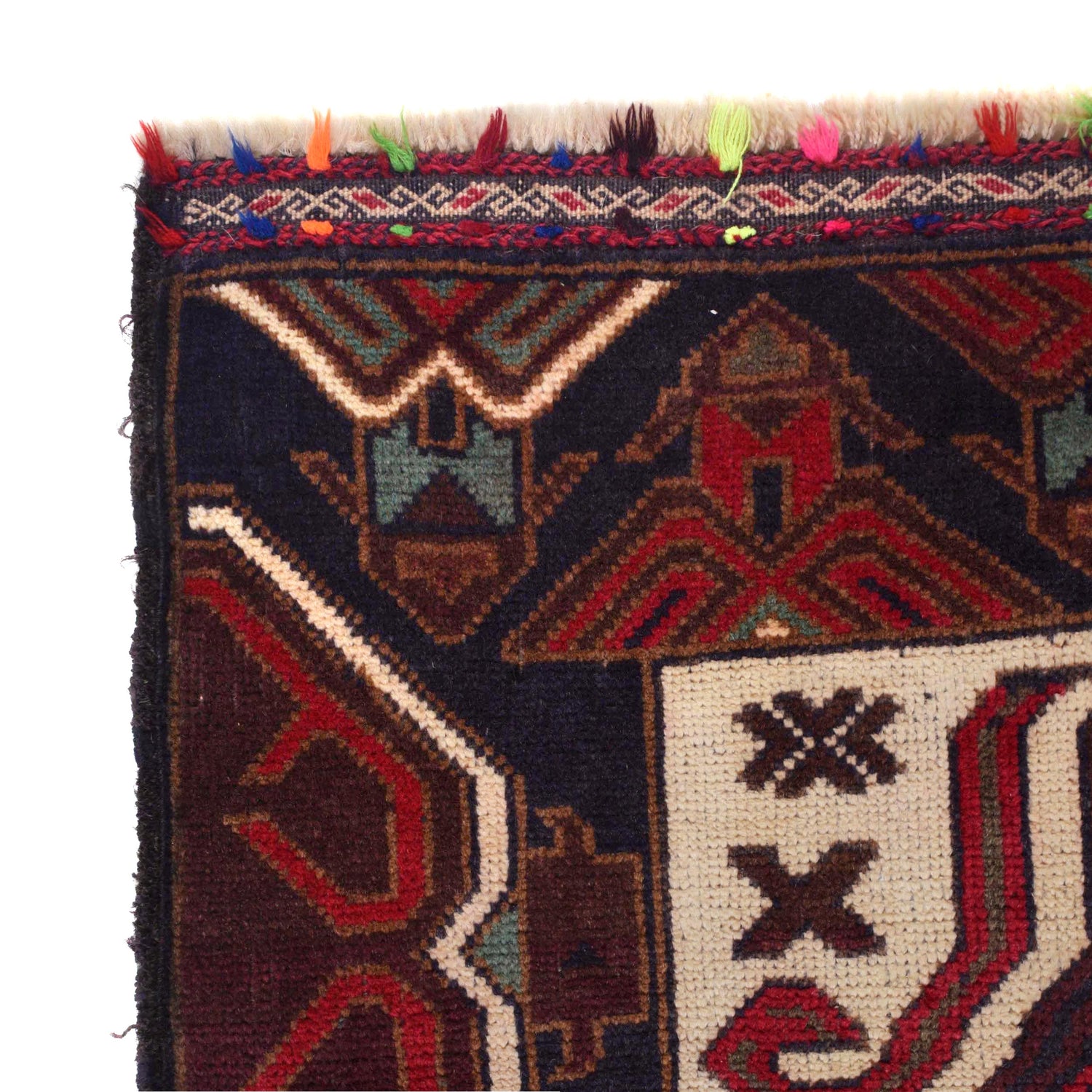 Tribal Baloch Rug 2' 11" x 5' 0" ft / 89 x 153 cm - No. W15148