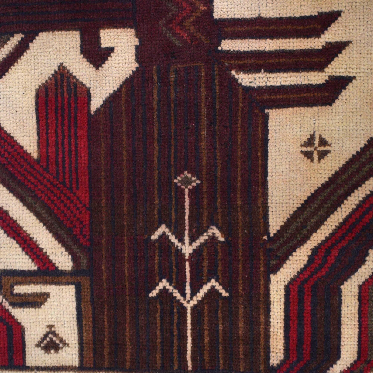 Tribal Baloch Rug 2' 11" x 5' 0" ft / 89 x 153 cm - No. W15148