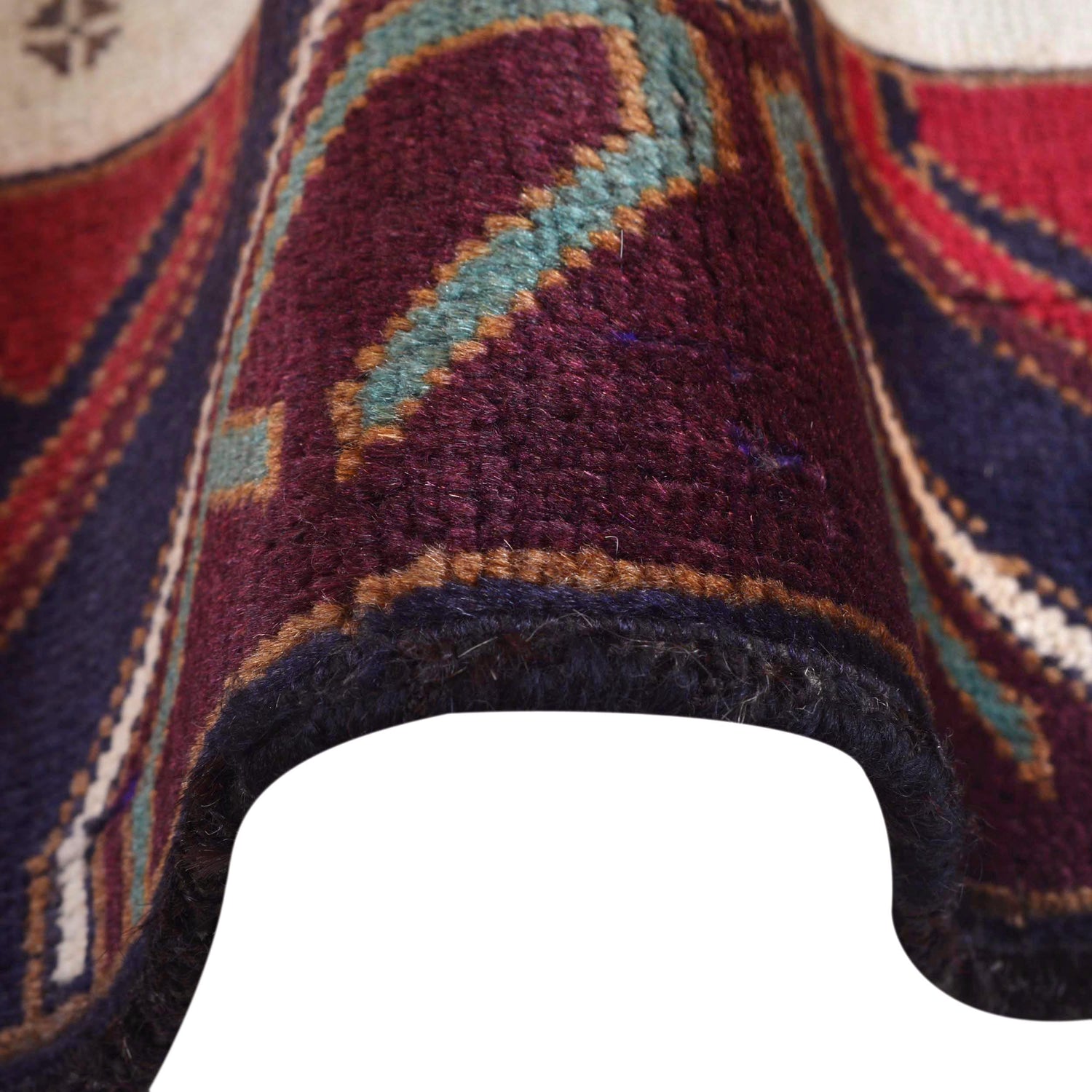 Tribal Baloch Rug 2' 11" x 5' 0" ft / 89 x 153 cm - No. W15148