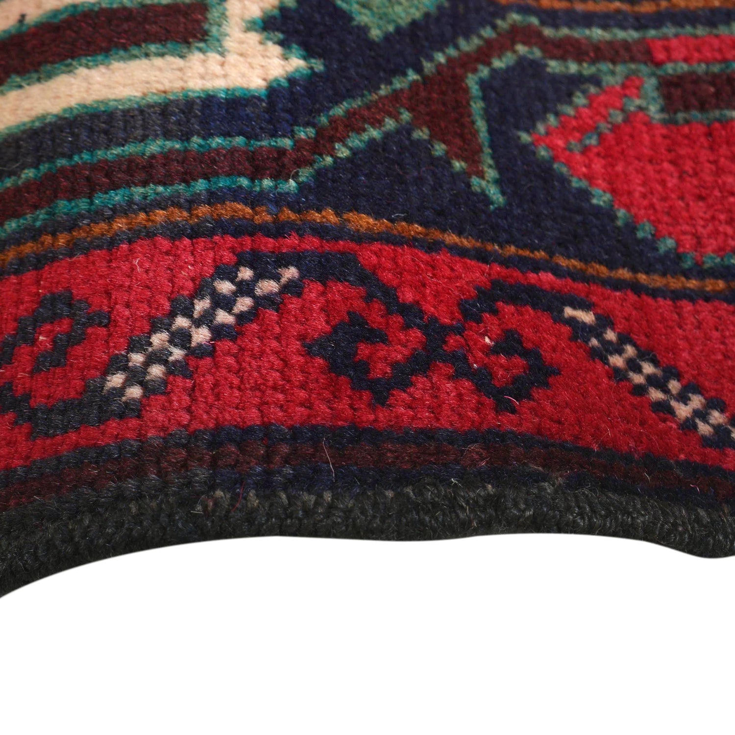 Tribal Baloch Rug 2' 9" x 4' 3" ft / 83 x 129 cm - No. W15153