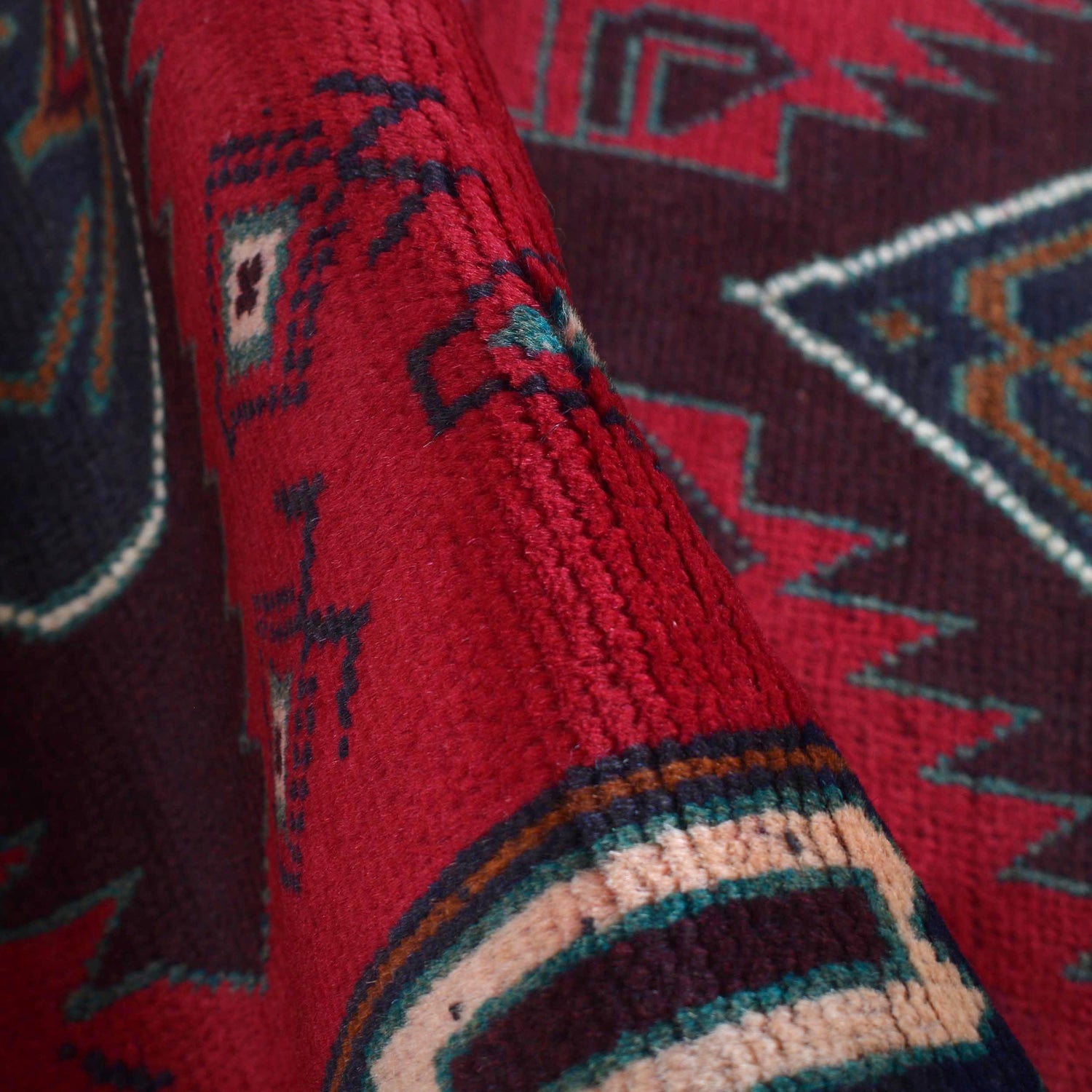 Tribal Baloch Rug 2' 9" x 4' 3" ft / 83 x 129 cm - No. W15153