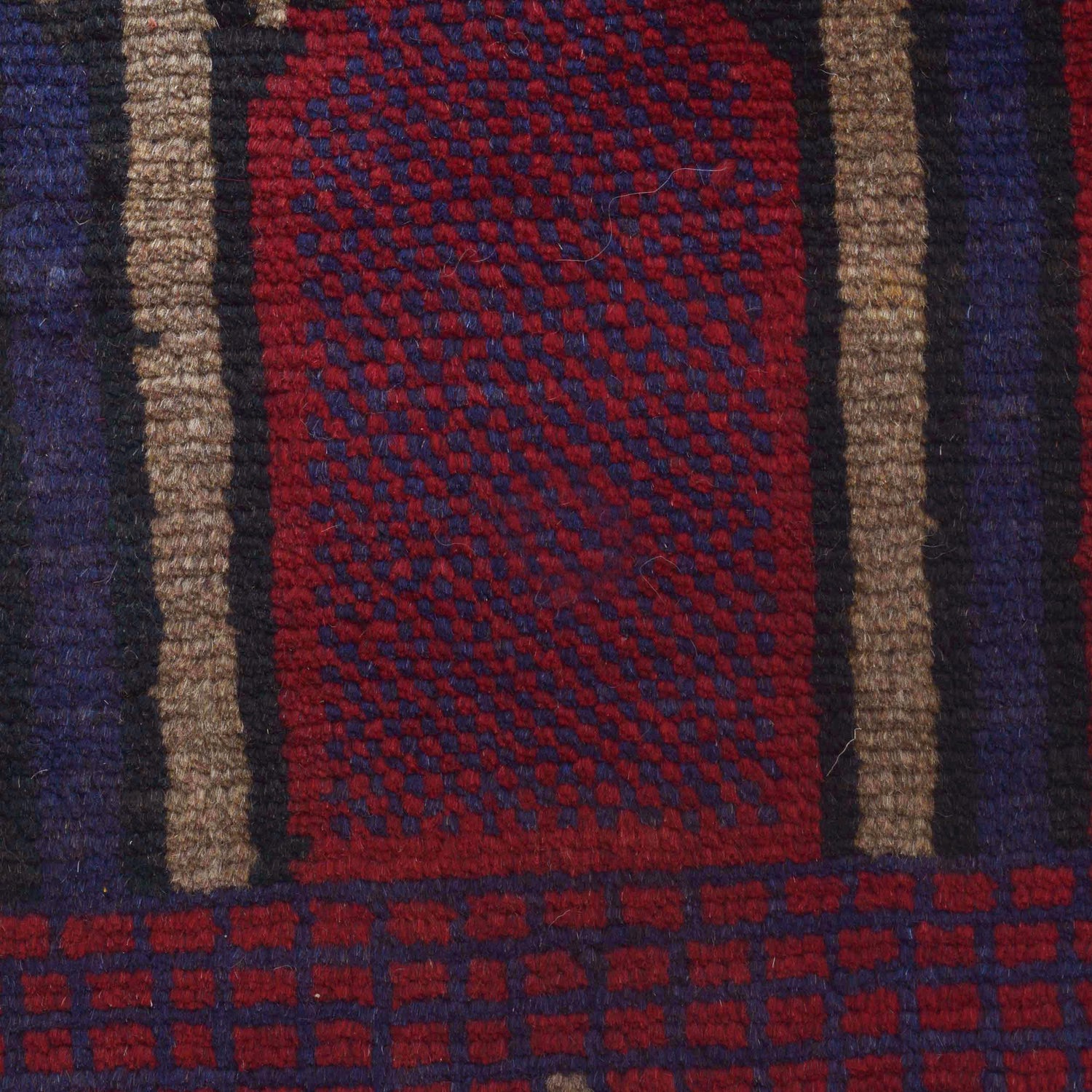 Handmade Prayer Rug 2' 9" x 4' 9" ft / 85 x 145 cm - W15196