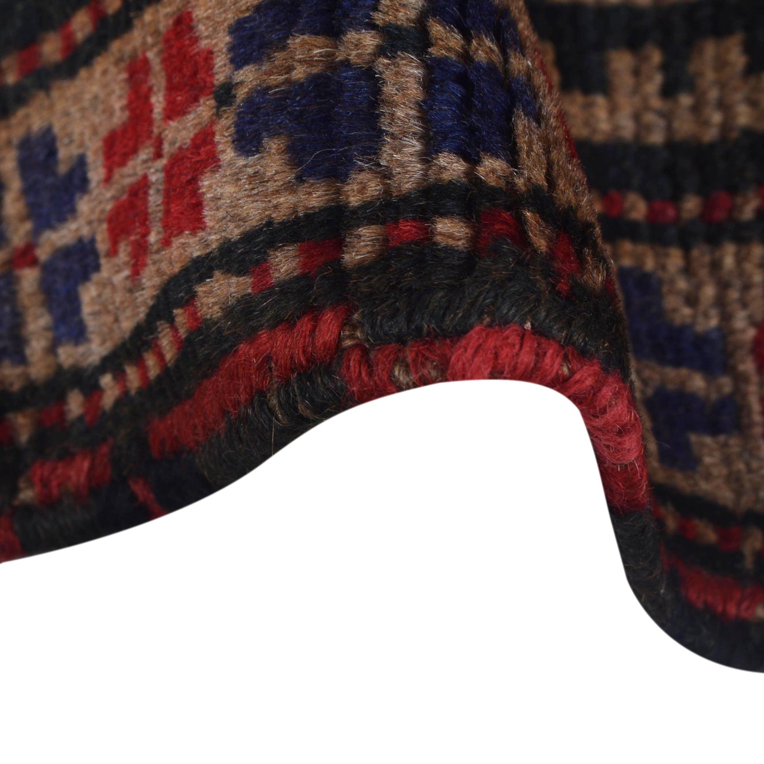 Handmade Prayer Rug 2' 9" x 4' 9" ft / 85 x 145 cm - W15196