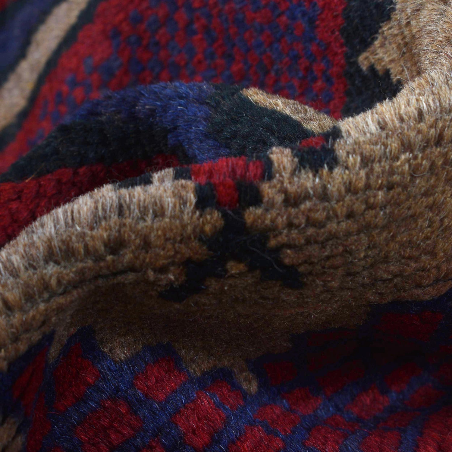 Handmade Prayer Rug 2' 9" x 4' 9" ft / 85 x 145 cm - W15196