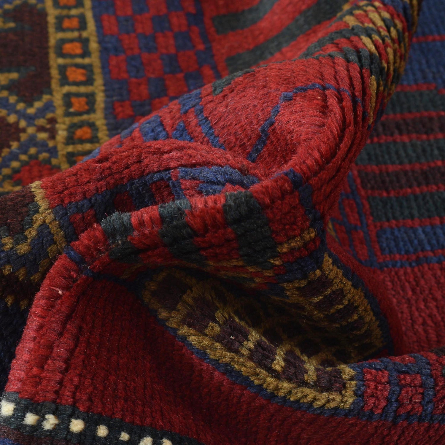 Handmade Prayer Rug 2' 11" x 4' 10" ft / 89 x 147 cm - W15210