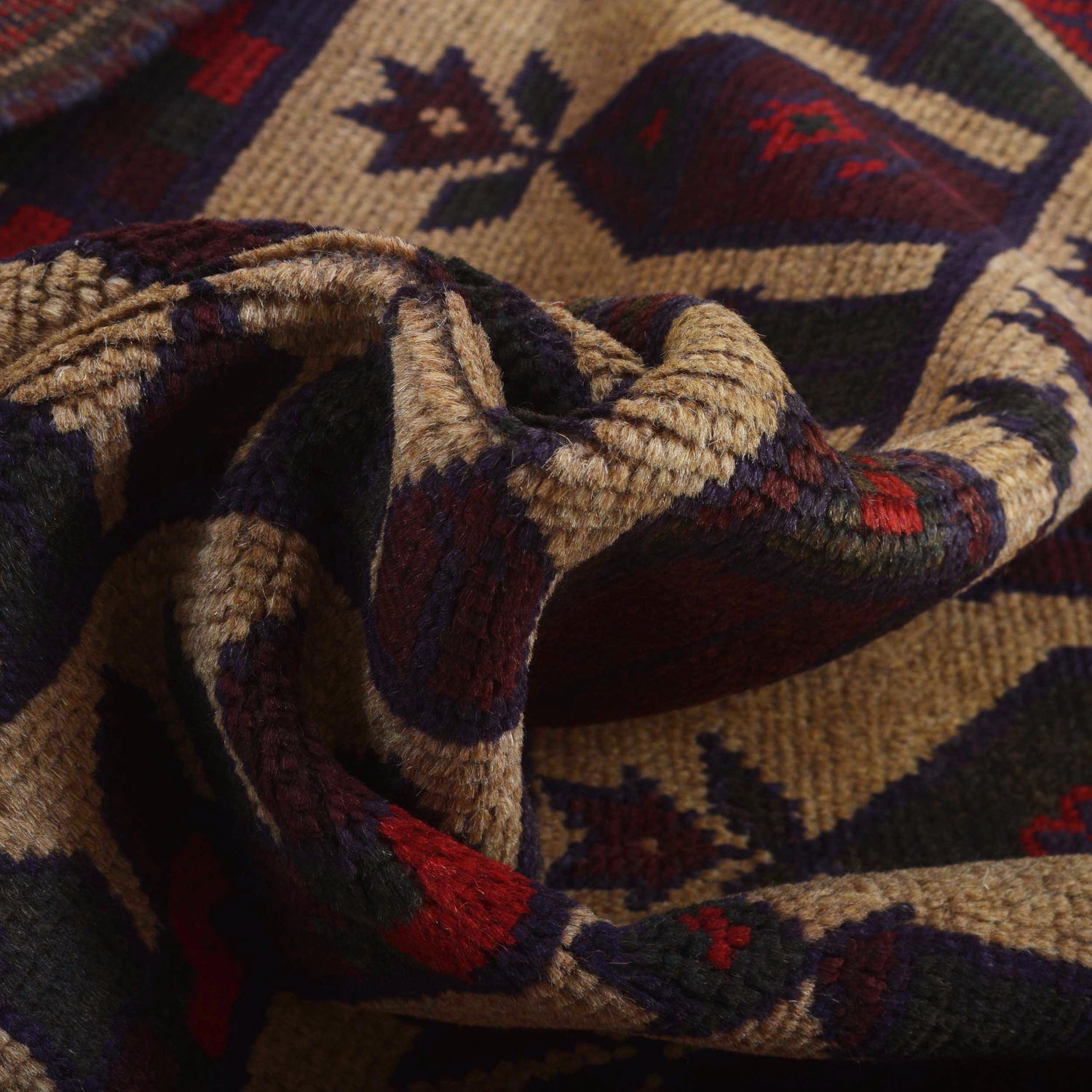 Handmade Prayer Rug 3' 1" x 4' 6" ft / 93 x 137 cm - W15230