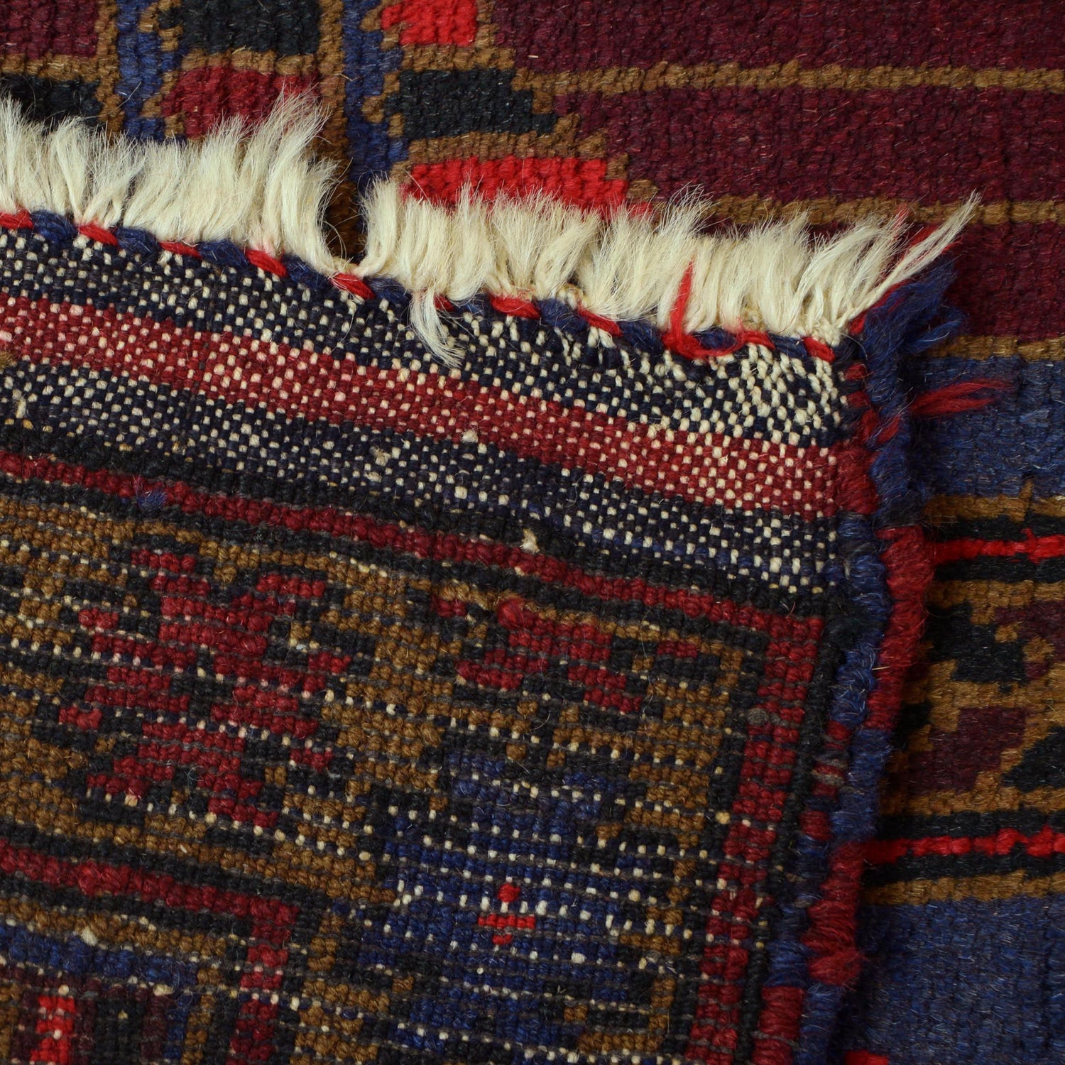 Handmade Prayer Rug 3' 0" x 4' 5" ft / 91 x 134 cm - W15247