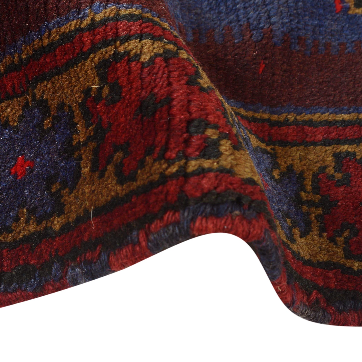 Handmade Prayer Rug 3' 0" x 4' 5" ft / 91 x 134 cm - W15247