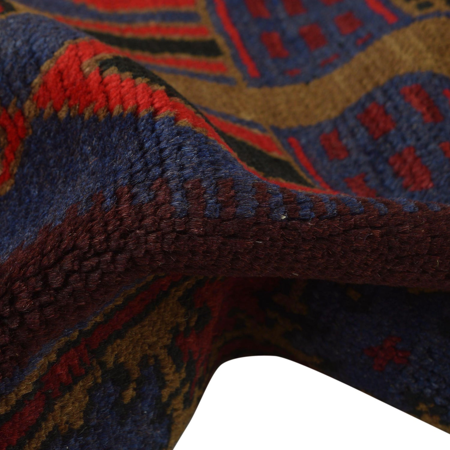 Handmade Prayer Rug 3' 0" x 4' 5" ft / 91 x 134 cm - W15247