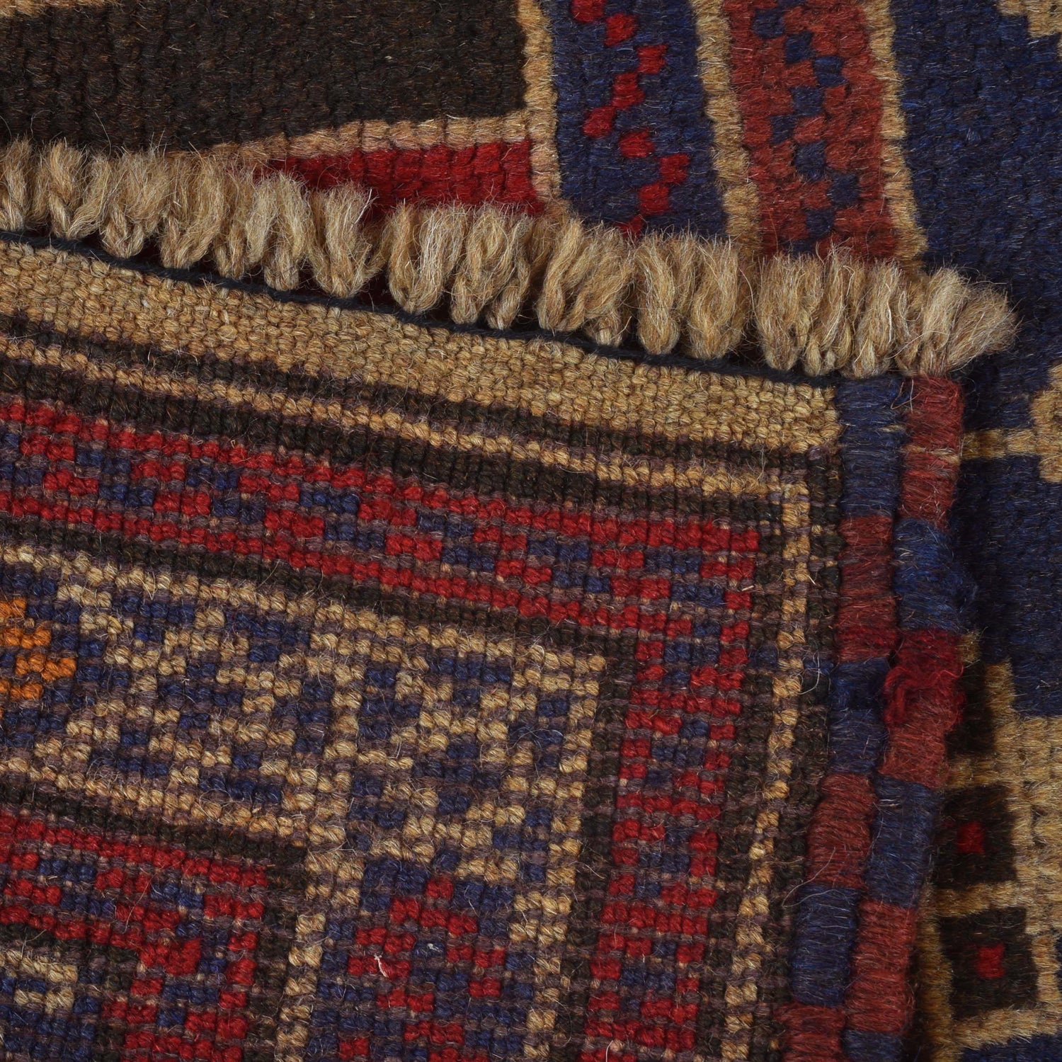 Handmade Prayer Rug 2' 11" x 5' 2" ft / 88 x 157 cm - W15256