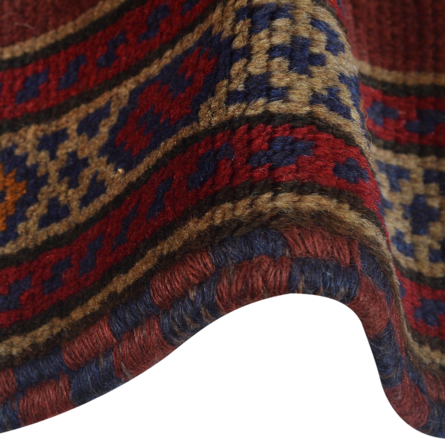 Handmade Prayer Rug 2' 11" x 5' 2" ft / 88 x 157 cm - W15256