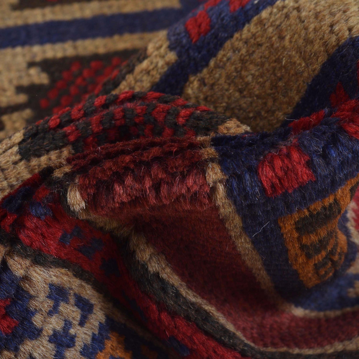 Handmade Prayer Rug 2' 11" x 5' 2" ft / 88 x 157 cm - W15256