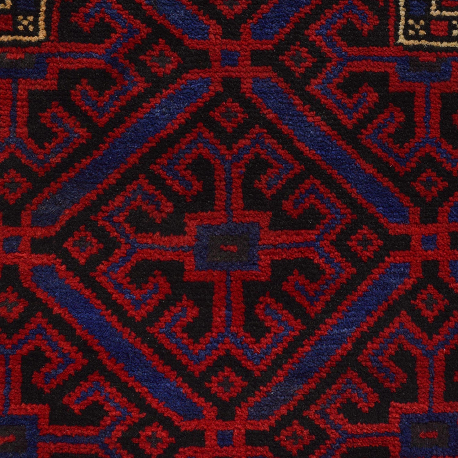 Handmade Prayer Rug 2' 11" x 4' 6" ft / 90 x 138 cm - W15501