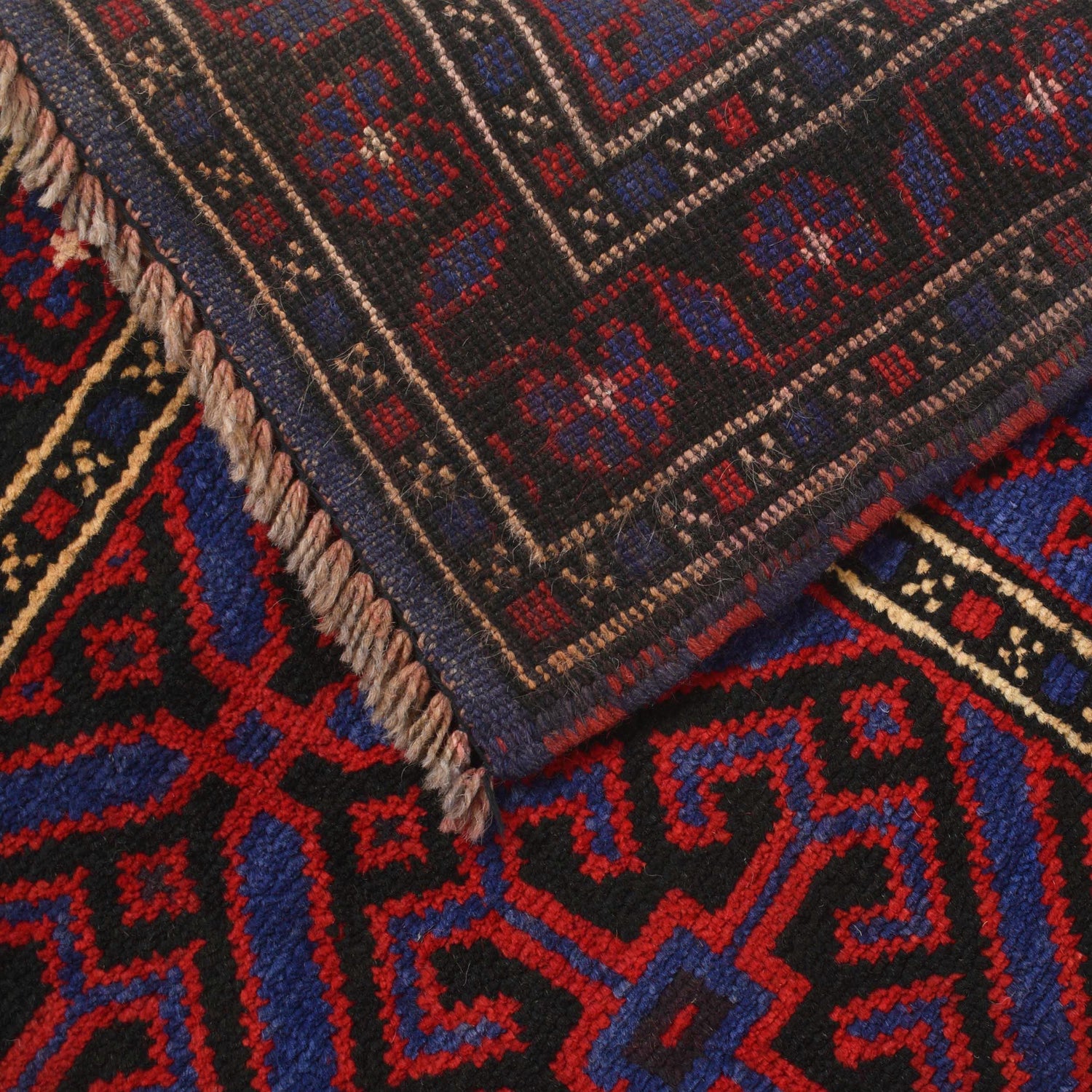 Handmade Prayer Rug 2' 11" x 4' 6" ft / 90 x 138 cm - W15501