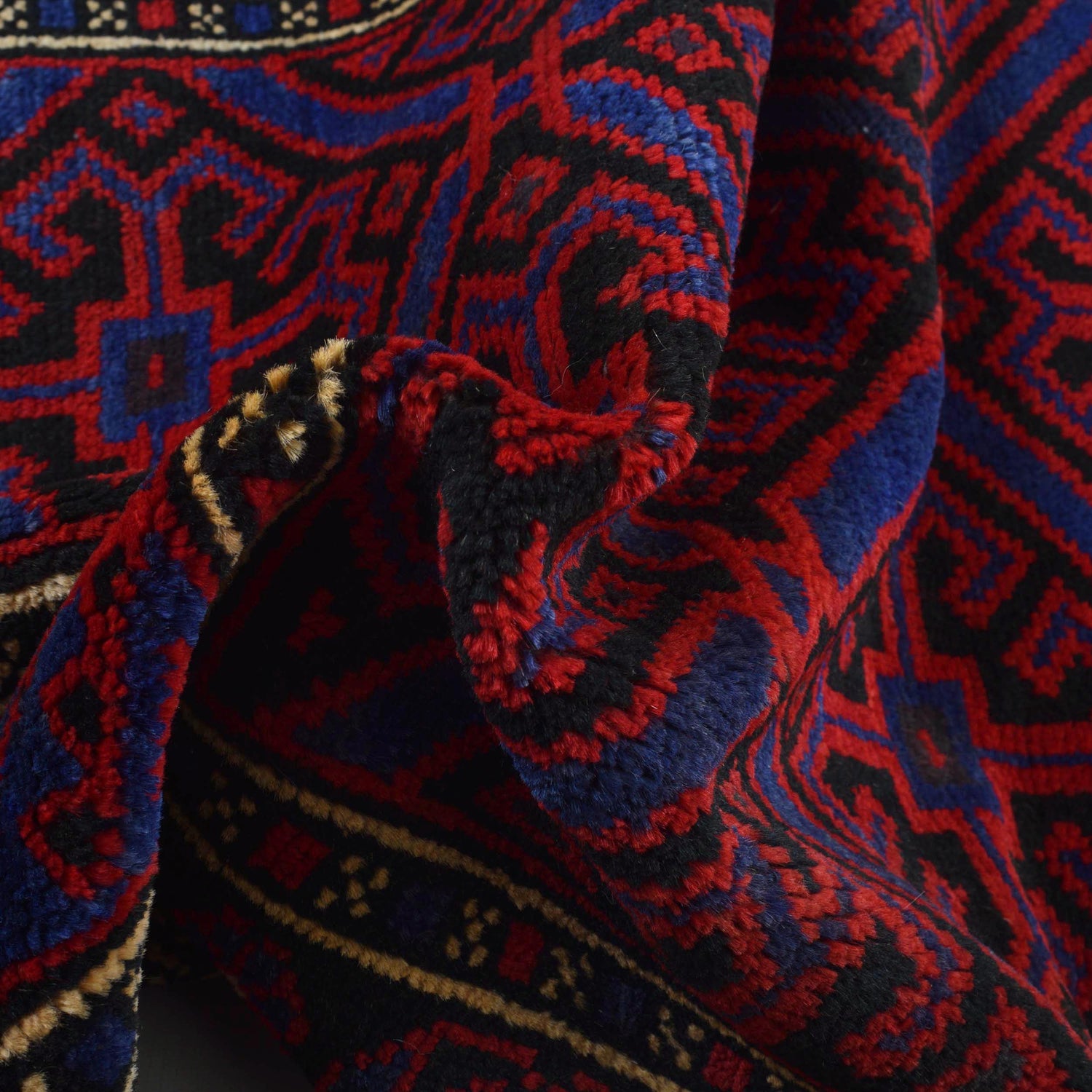 Handmade Prayer Rug 2' 11" x 4' 6" ft / 90 x 138 cm - W15501